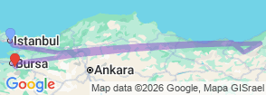 Tour route map