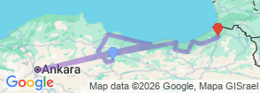 Tour route map