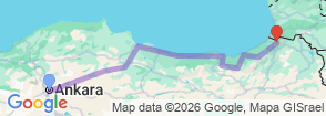 Tour route map