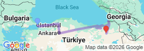 Tour route map