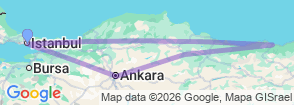 Tour route map