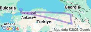 Tour route map
