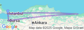Tour route map