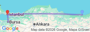Tour route map