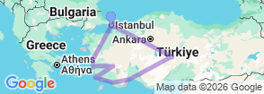 Tour route map