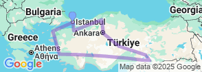 Tour route map