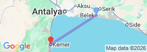 Tour route map
