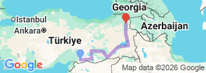 Tour route map