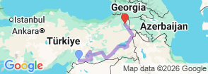 Tour route map