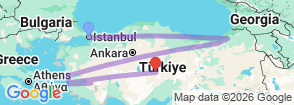 Tour route map