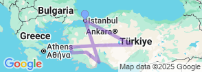 Tour route map