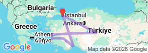 Tour route map