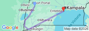 Tour route map