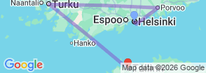 Tour route map