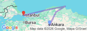 Tour route map