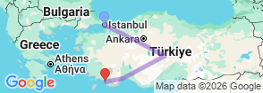 Tour route map