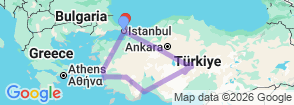 Tour route map