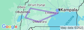 Tour route map
