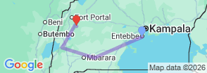 Tour route map