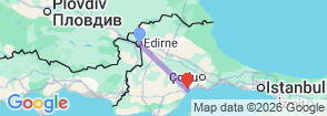 Tour route map