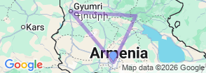 Tour route map