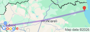 Tour route map