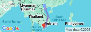 Tour route map