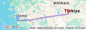 Tour route map