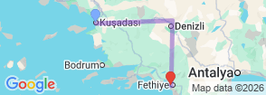 Tour route map