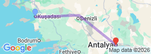 Tour route map