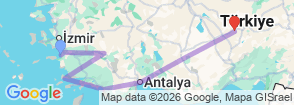 Tour route map