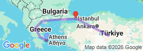 Tour route map