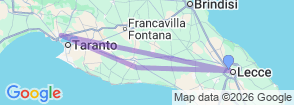 Tour route map