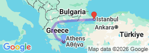 Tour route map