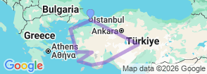 Tour route map