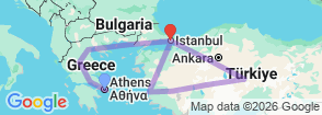 Tour route map