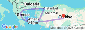 Tour route map