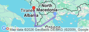 Tour route map