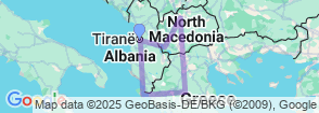 Tour route map