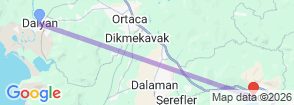 Tour route map