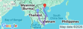 Tour route map