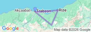 Tour route map