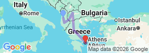 Tour route map