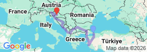 Tour route map