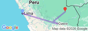 Tour route map