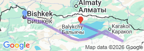 Tour route map