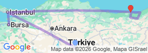 Tour route map