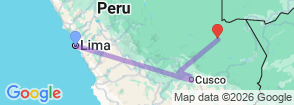 Tour route map