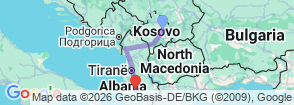 Tour route map