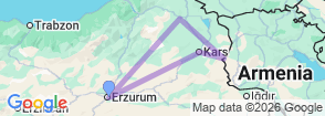 Tour route map